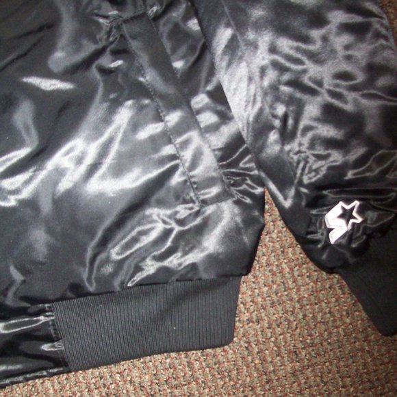 BROOKLYN NETS STARTER NBA SNAP DOWN BLACK LARGE - Picture 9 of 13